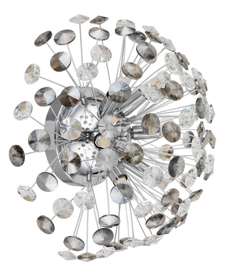 Globo Katrina G9 Wandleuchte 6-fach 3,50W Warmweiß Verchromt, Metall Ø40cm 64135WC