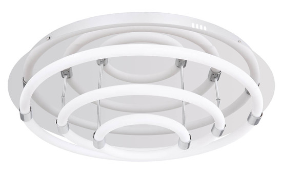 Globo Epi LED Deckenleuchte 54W Warmweiß Verchromt, Metall 15cm 65001D2