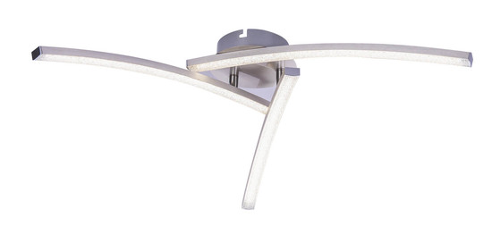 Globo Tansy LED Deckenleuchte 18W CCT Nickel Matt, Metall 12,5cm 67098-18