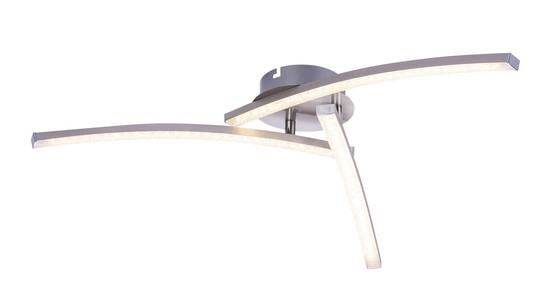 Globo Tansy LED Deckenleuchte 18W CCT Nickel Matt, Metall 12,5cm 67098-18