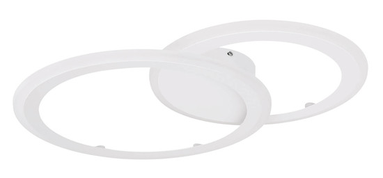 Globo Fenna LED Deckenleuchte 40W CCT Weiß, Metall Fernbedienung Nachtlicht Memoryfunktion 6cm 67120-40