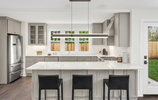 Globo Gebaldo LED Hängeleuchte 36W CCT Titanfarben Gebürstet, Metall Fernbedienung Nachtlicht Memoryfunktion 170cm 67161-36