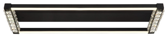 Globo Mariella LED Deckenleuchte 24W CCT Schwarz Matt, Metall Fernbedienung Nachtlicht Memoryfunktion 7cm 67164D