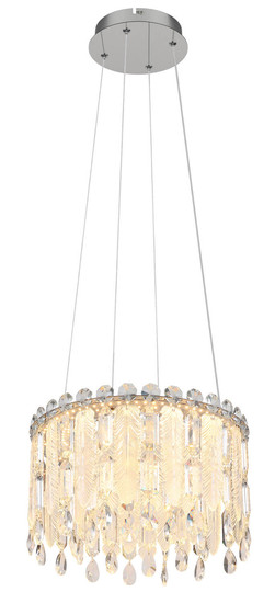 Globo Klunka LED Hängeleuchte 38W CCT Verchromt, Metall Fernbedienung Nachtlicht Memoryfunktion Ø39,5cm 67176-38