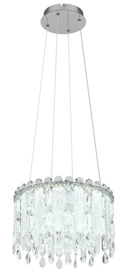 Globo Klunka LED Hängeleuchte 38W CCT Verchromt, Metall Fernbedienung Nachtlicht Memoryfunktion Ø39,5cm 67176-38