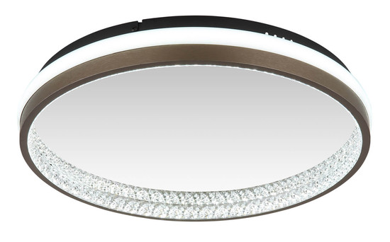 Globo Della LED Deckenleuchte 40W CCT Schwarz Matt, Metall Nachtlicht Memoryfunktion Ø39,7cm 67179D