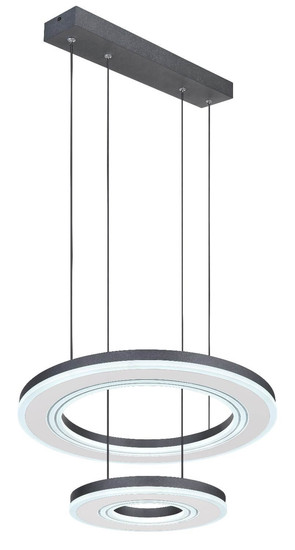 Globo LED Pendelleuchte Blasius 50W dimmbar Fernbedienung CCT warm-/tageslichtweiss Schwarz Metall Ø50cm