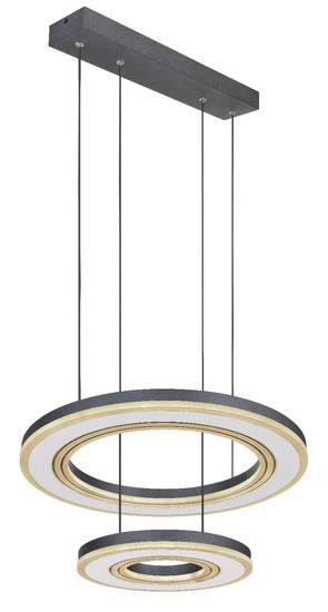 Globo LED Pendelleuchte Blasius 50W dimmbar Fernbedienung CCT warm-/tageslichtweiss Schwarz Metall Ø50cm