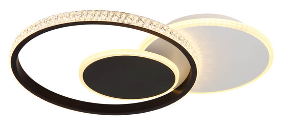 Globo Perlix LED Deckenleuchte 18W Warmweiß Weiß Matt, Metall Ø17cm 67197-18