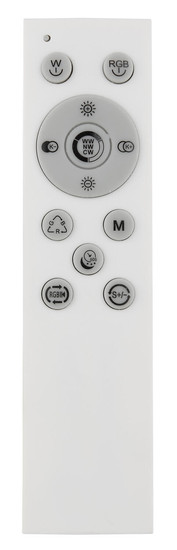 Globo Salmos LED Deckenleuchte 40W CCT Silbergrau, Metall Fernbedienung Nachtlicht Memoryfunktion 10cm 67209-45D