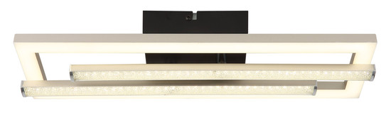 Globo Highway LED Deckenleuchte 24W Neutralweiß Schwarz Matt 6,3cm 672843N