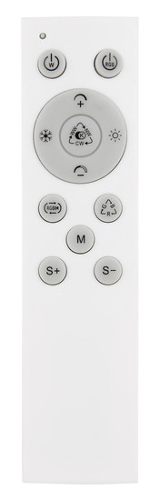 Globo Forsi LED Deckenleuchte 21W CCT Weiß Matt, Metall Fernbedienung Memoryfunktion 10,5cm 67285-21