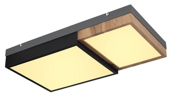 Globo Gundi LED Deckenleuchte 30W Warmweiß Weiß Matt, Metall Memoryfunktion 9cm 67286-30