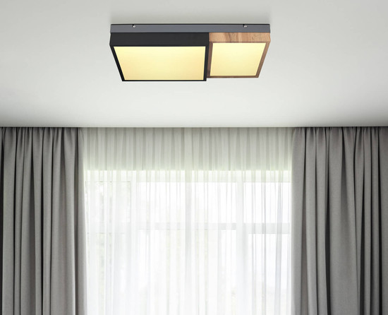 Globo Gundi LED Deckenleuchte 30W Warmweiß Weiß Matt, Metall Memoryfunktion 9cm 67286-30