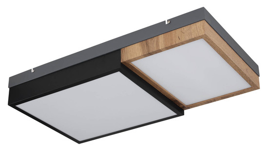 Globo Gundi LED Deckenleuchte 30W Warmweiß Weiß Matt, Metall Memoryfunktion 9cm 67286-30