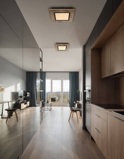 Globo Lea LED Deckenleuchte 12W Warmweiß Schwarz Matt, Metall 4,5cm 67292D2