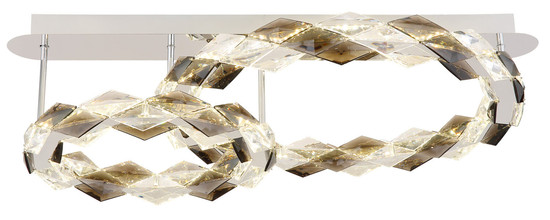 Globo Karilion LED Deckenleuchte 50W Neutralweiß Verchromt, Metall 24cm 67318D2