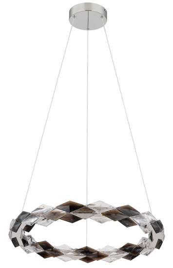 Globo Karilion LED Hängeleuchte 36W Neutralweiß Verchromt, Metall Ø55cm 67318H1