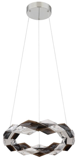 Globo Karilion LED Hängeleuchte 24W Neutralweiß Verchromt, Metall Ø37cm 67318H