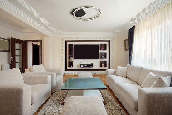 Globo Alaina LED Deckenleuchte 30W CCT Grau Matt, Metall Fernbedienung Nachtlicht Memoryfunktion Ø50cm 67329-30