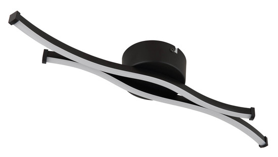 Globo Boyd LED Deckenleuchte 12W Warmweiß Schwarz Matt, Metall 5,6cm 67336-12