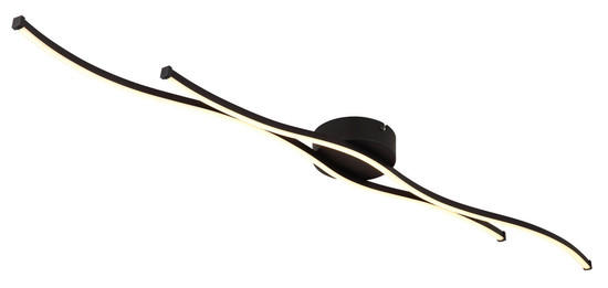 Globo Boyd LED Deckenleuchte 30W Warmweiß Schwarz Matt, Metall 5,6cm 67336-30