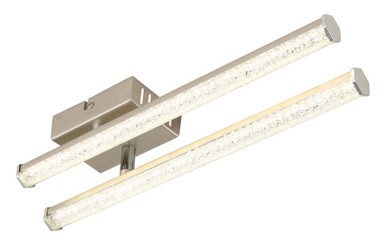 Globo Kirina LED Deckenleuchte 12W Neutralweiß Nickel Matt 8,4cm 67346-12