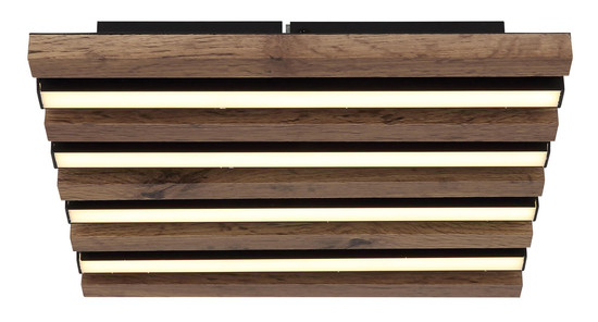 Globo Hayden LED Deckenleuchte 15W Warmweiß Schwarz Matt, Metall 5cm 67347D1