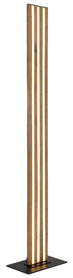 Globo LED Stehleuchte Hayden 36W warmweiss Schwarz matt Metall 140cm