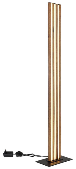 Globo LED Stehleuchte Hayden 36W warmweiss Schwarz matt Metall 140cm