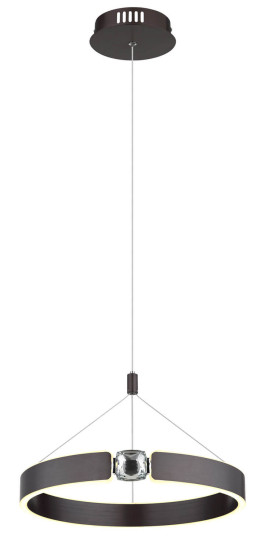 Globo Hendricks LED Hängeleuchte 22W Warmweiß Bronzefarben Gebürstet, Metall Ø40cm 67349H1