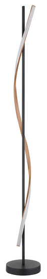 Globo Watkins LED Stehleuchte 30W Warmweiß Schwarz Matt, Metall 150,7cm 67354S