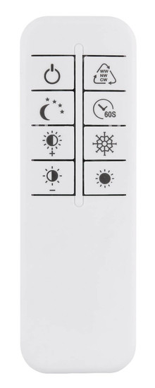 Globo LED Deckenleuchte Miles 60W dimmbar Fernbedienung CCT warm-/tageslichtweiss Silberfarben gebürstet Metall Aluminium 99x81cm
