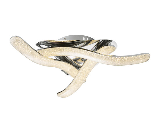 Globo Nabro LED Deckenleuchte 36W Neutralweiß Verchromt, Metall 13cm 67833-36