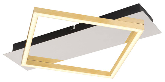 Globo Lesina LED Deckenleuchte 12W Warmweiß Verchromt, Metall 5cm 67847-12