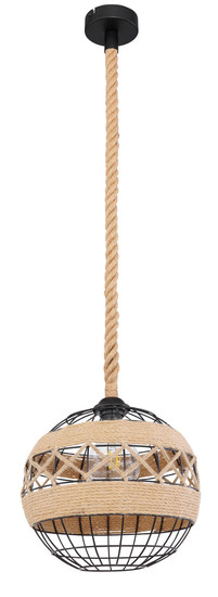 Globo Ulleu E27 Hängeleuchte 60W Schwarz, Metall Ø30cm 69029H1