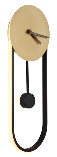 Globo Sussy LED Wanduhr 16W Warmweiß Goldfarben, Metall 58cm 78282