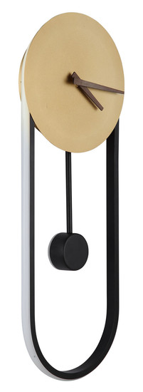 Globo Sussy LED Wanduhr 16W Warmweiß Goldfarben, Metall 58cm 78282