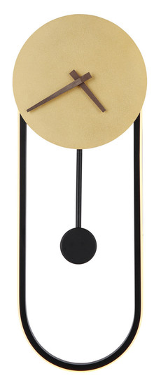 Globo Sussy LED Wanduhr 16W Warmweiß Goldfarben, Metall 58cm 78282