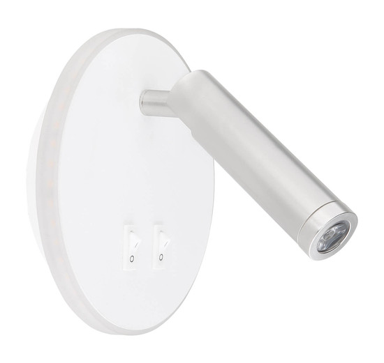 Globo Many LED Wandleuchte 6W Warmweiß Weiß, Metall Ø14,5cm 78405W