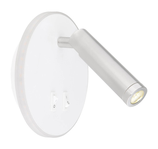 Globo Many LED Wandleuchte 6W Warmweiß Weiß, Metall Ø14,5cm 78405W