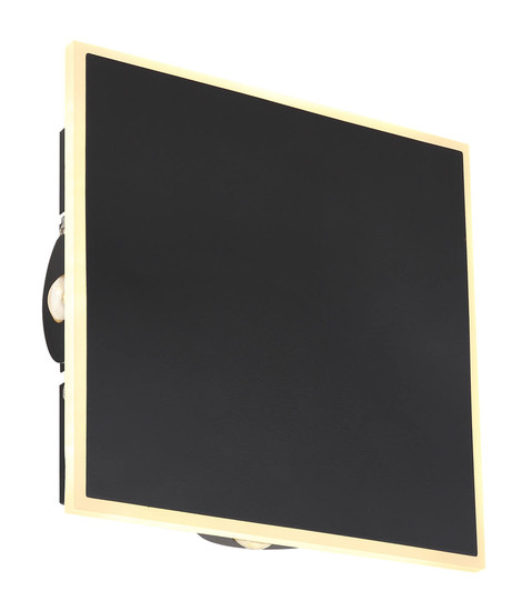 Globo Saidy LED Wandleuchte 12W Warmweiß Schwarz Matt, Metall 20cm 78408-4