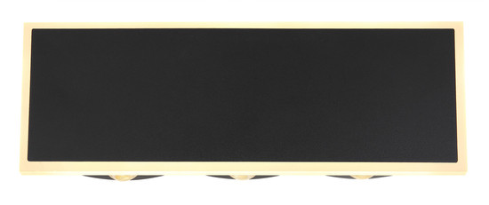 Globo Saidy LED Wandleuchte 12W Warmweiß Schwarz Matt, Metall 9cm 78408-6