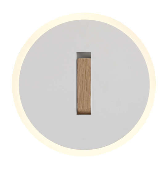 Globo Avery LED Wandleuchte 6W Neutralweiß Weiß Matt, Metall Ø20,5cm 78410W