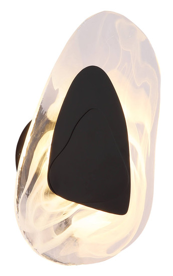 Globo Dorsey LED Wandleuchte 9W Warmweiß Schwarz Matt, Metall 31,5cm 78411S