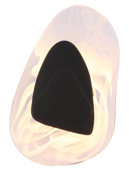 Globo Dorsey LED Wandleuchte 9W Warmweiß Schwarz Matt, Metall 31,5cm 78411S