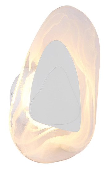 Globo Dorsey LED Wandleuchte 9W Warmweiß Weiß Matt, Metall 31,5cm 78411W