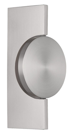 Globo LED Wandleuchte Jasper 3W warmweiss Nickel matt Metall Aluminium 20x10cm