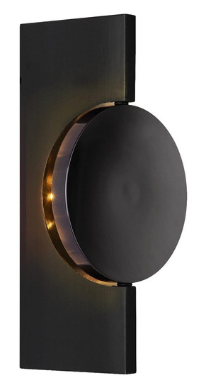 Globo LED Wandleuchte Jasper 3W warmweiss Schwarz-chrom matt Metall Aluminium 20x10cm