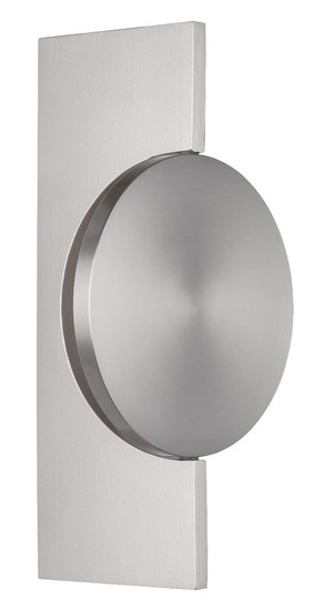 Globo LED Wandleuchte Jasper 3W warmweiss Nickel matt Metall Aluminium 28x15cm